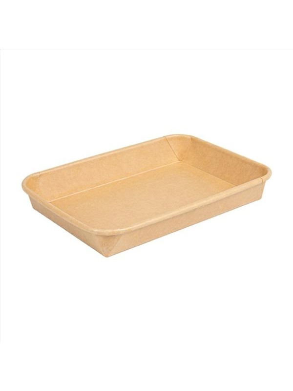 Sushi Box 3 G tacka kraft 19x13x2,4cm op.50szt. (k/12) OP-05