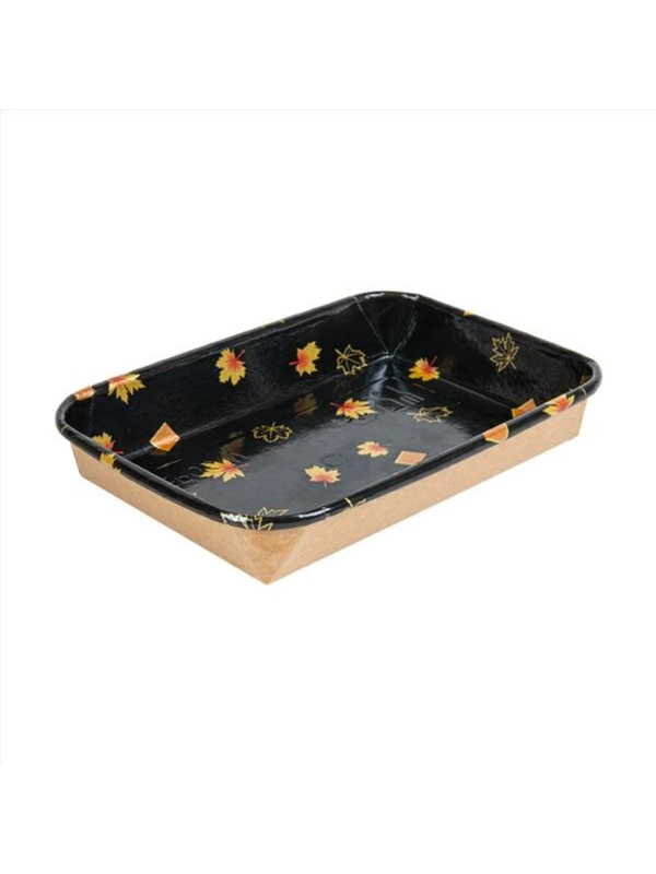 Sushi Box 3 G tacka czarna 19x13x2,4cm op.50szt. (k/12) OP-05