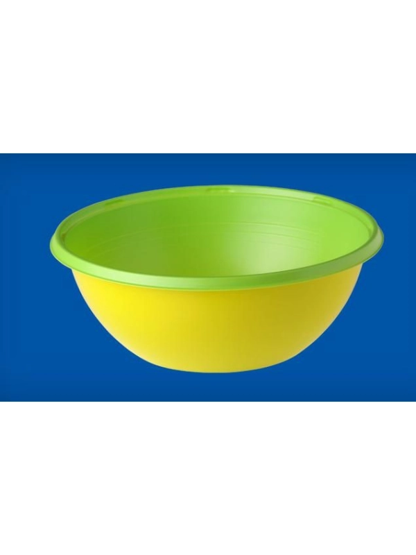 Miska BICOLOR, 10 szt. 380ml zielony/żółty