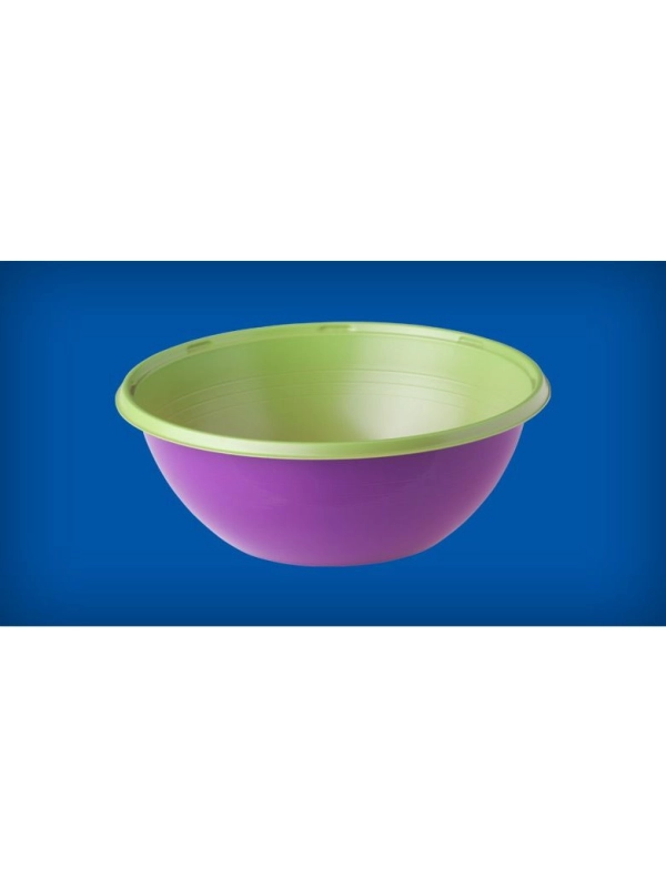 Miska BICOLOR, 10 szt. 380ml fioletowy/zielony