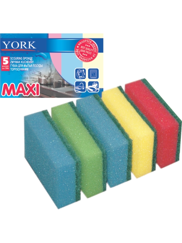 Zmywak kuchenny YORK MAXI op.5szt