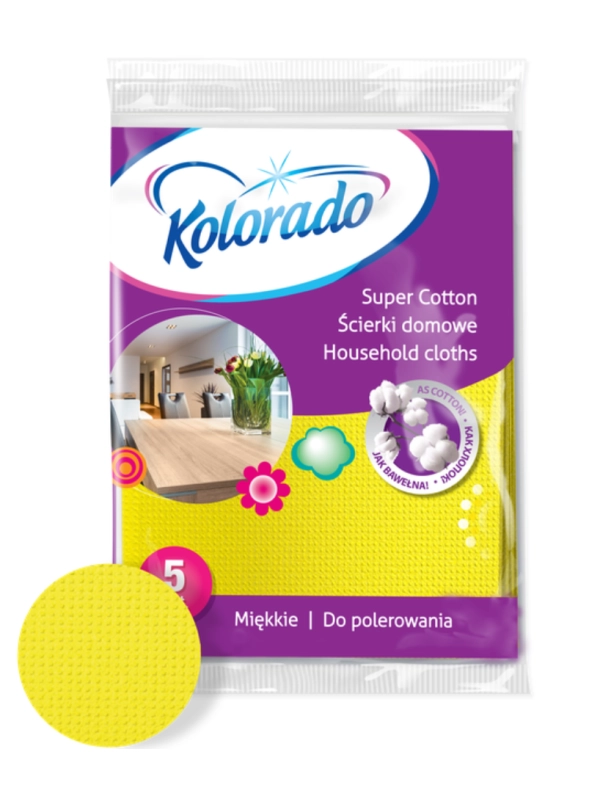 Kolorado ścierki Supercotton 35x45cm op.5 szt.  (k/24)