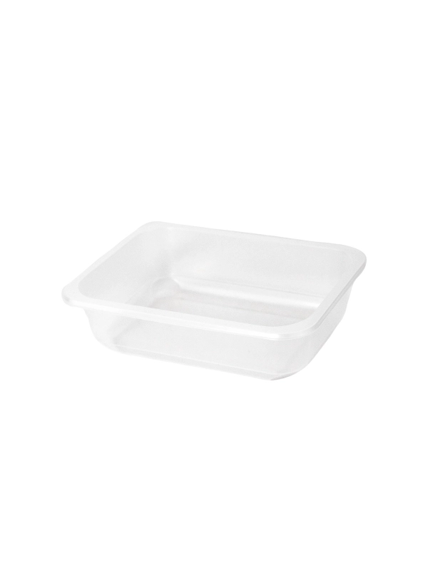 T T 187/137/1 H48 G poj.zgrzew poj. 850ml op.50szt. (k/6) wysokość 4,8cm transparentny, niedzielony, gładki, Bittner, WIELORAZOWE