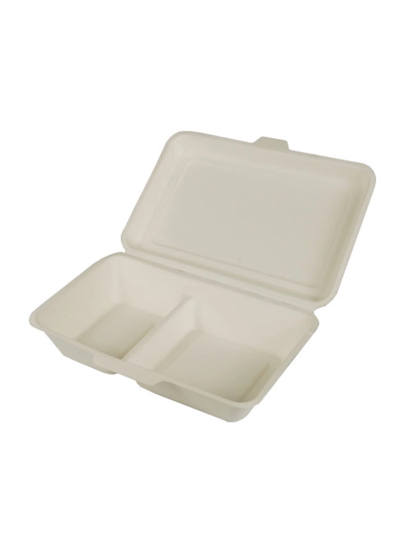 MENUBOX trzcina mały dwudzielny op.50szt 250x160x70mm (k/5) 1/2 obiadu