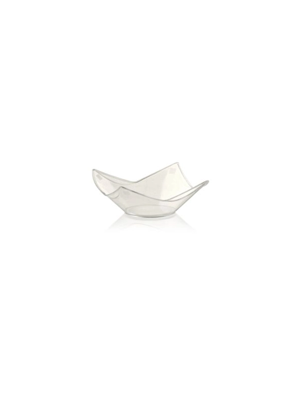 FINGERFOOD - pucharek DOMINO III transparentny PS 6cm x 6cm x h.2,5cm op. 50 sztuk