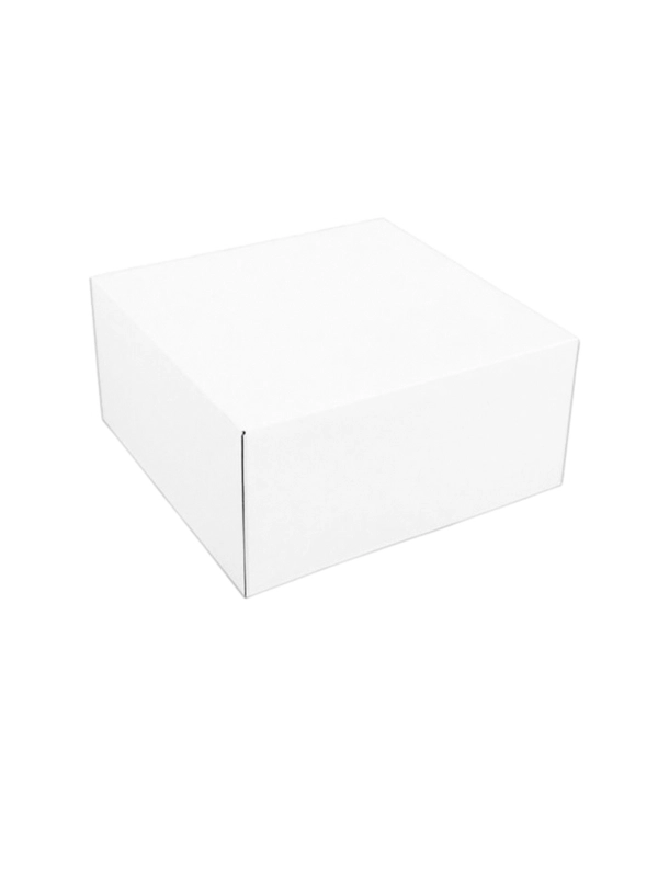 Pudełko 25x25x12 biało/brązowe op.50szt. TnG (P942)