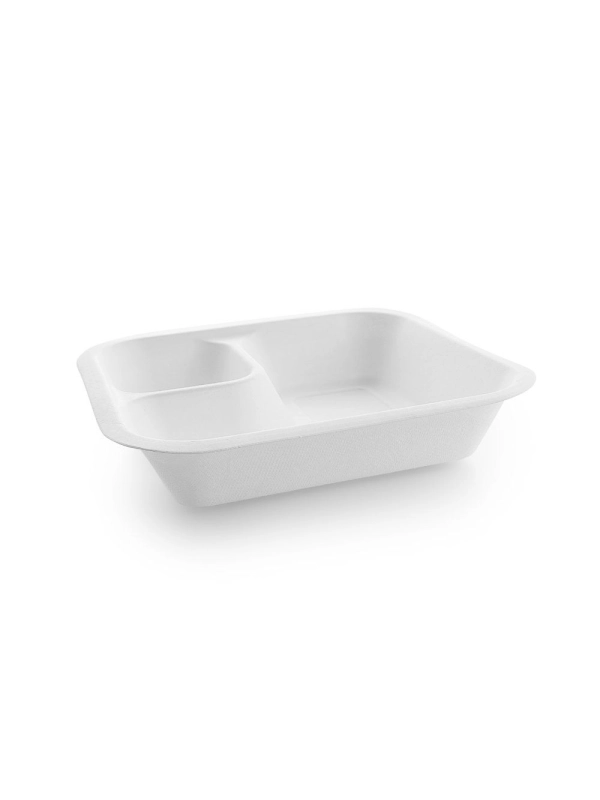 Seria 4" pojemnik z trzciny z DIP 550ml VEGWARE 195x180x40mm, biodegradowalny op. 50 sztuk"