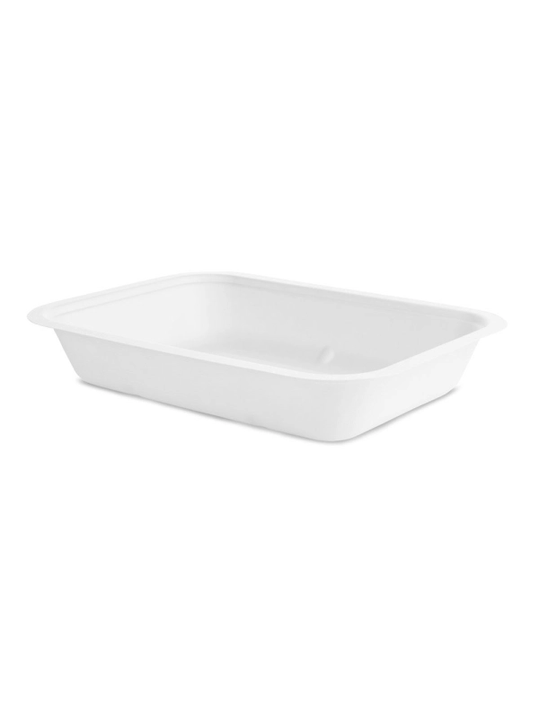 Seria 5" pojemnik z trzciny cukrowej 1200ml VEGWARE 250x180x43mm, biodegradowalny op. 50 sztuk "