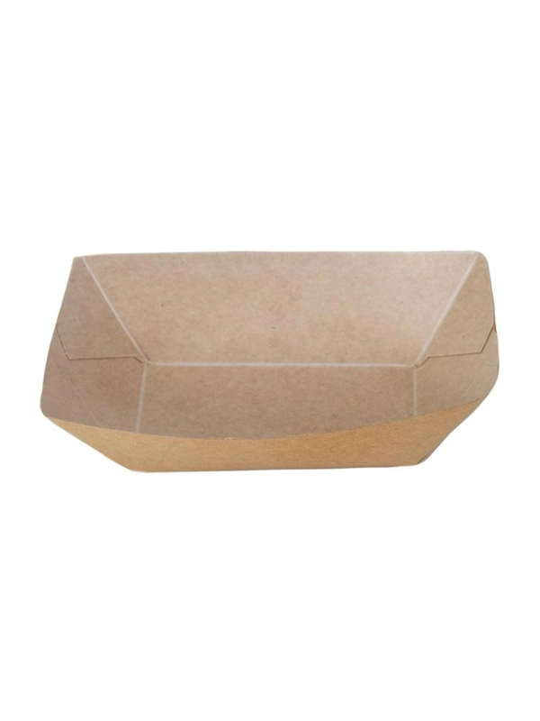 Tacka Ecokraft brąz 140x95x36mm op.250 szt. (k/4)