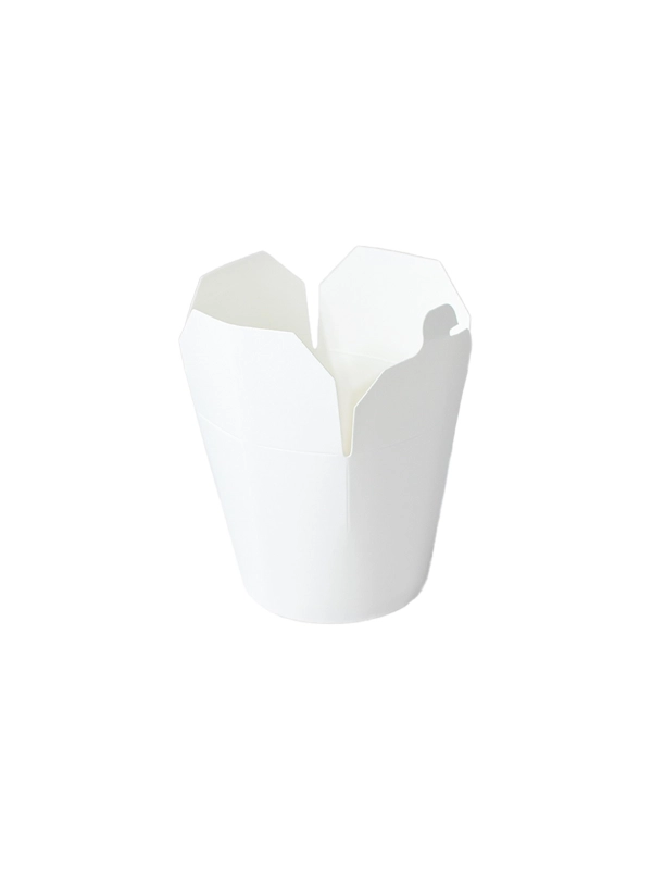 KEBAB BOX 750ml biały BN op.50szt (k/10) dno okrągłe zamykany BEZ DRUKU