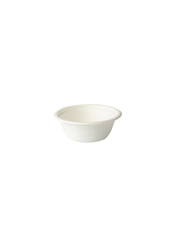 Miseczka z trzciny cukrowej 350ml-50szt  średnica 13,5cm;4,3cm biały (k/20)