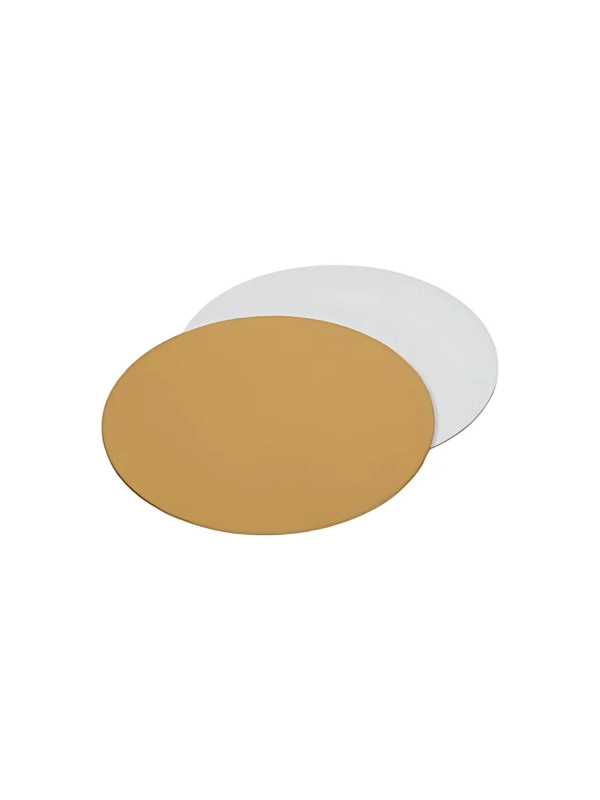 Złoty krążek pod tort śr.20cm op.50szt. 1100g