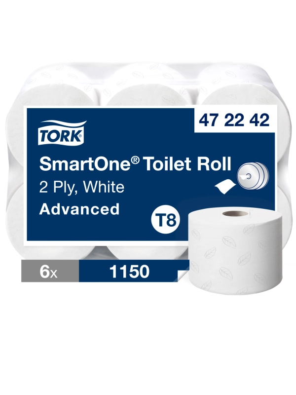 Papier toaletowy w rolce Tork SmartOne® T8