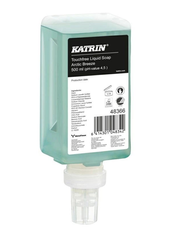 KATRIN Mydło w płynie 500 ml (k/12) Arctic Breeze do dozownika bezdotykowego