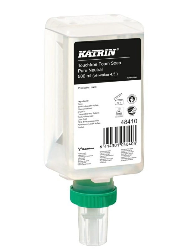 KATRIN Mydło pianowe 500 ml (k/12) Pure Neutral do dozownika bezdotykowego