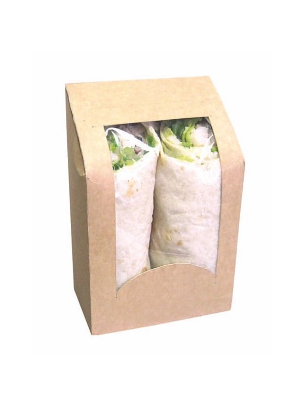 Pudełko HAMBURGER CZARNY MEGA op.50szt. 176x168x78mm (k/6)