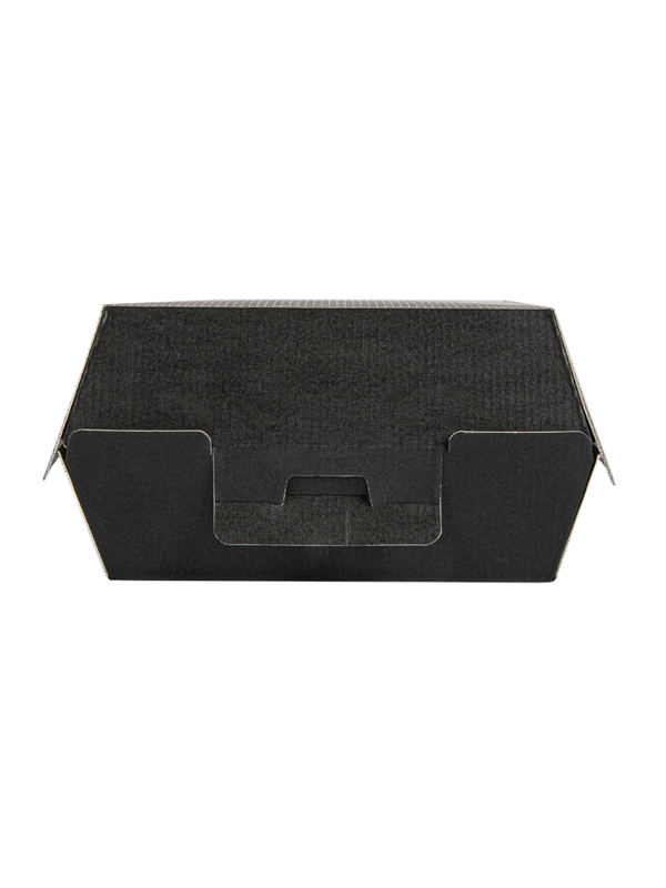 Pudełko HAMBURGER CZARNY DUŻY op.50szt. 130x125x62mm (k/9)