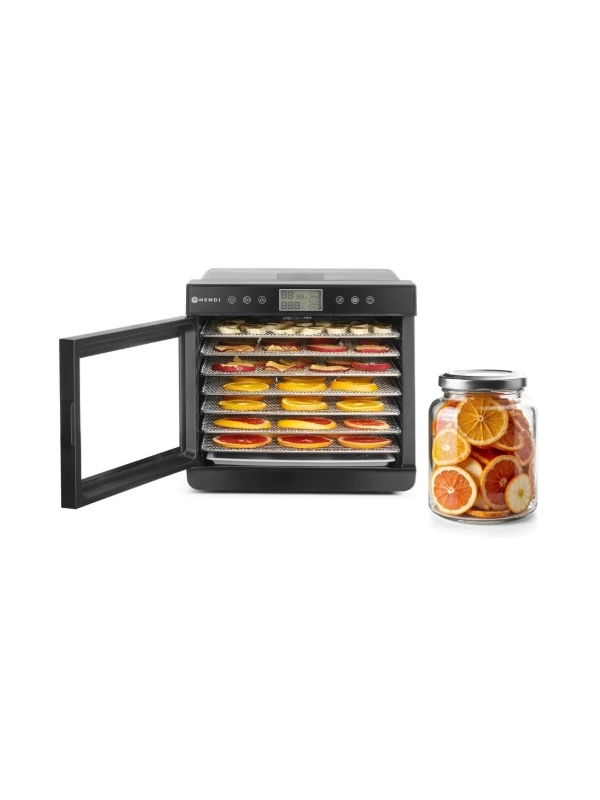 Suszarka do żywności, grzybów HENDI, Kitchen Line, 7 rusztów, 230V/500W, 347x505x(H)320mm
