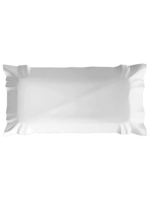 Tacka papierowa biała 14x25cm op.100szt.