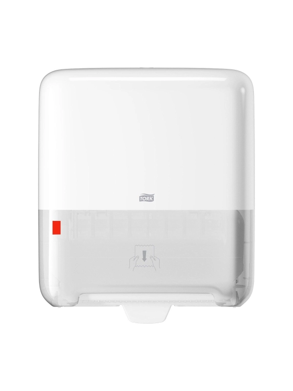 Tork Matic® dozownik do ręczników papierowych w roli, biały, H1, wskaźnik zużycia, linia Elevation, 551000