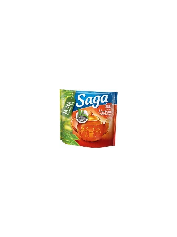 Herbata Saga Ekspresowa, 100 torebek, op. 1 szt.