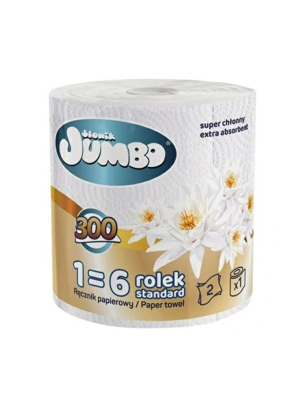 Ręcznik rola MINI Słonik Jumbo 300 op.15 rolek, celuloza, 2W, 60m