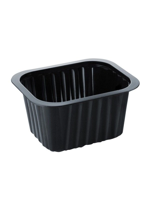 Pojemnik DUNI zupa PP 138x114x70mm, czarny, 630ml, op. 276 sztuk