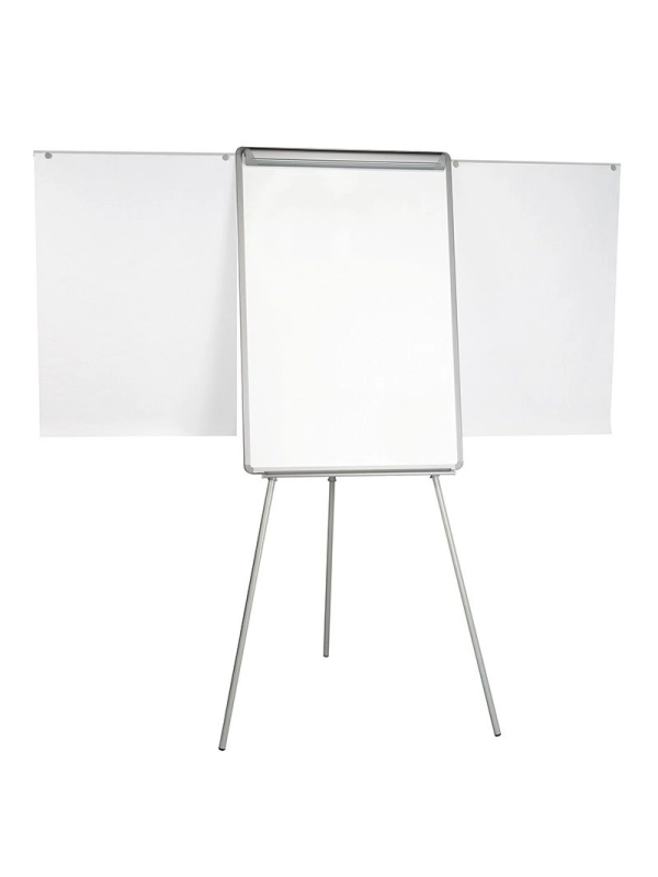 Flipchart na trójnogu BI-OFFICE, 70x100cm, tablica suchoś. -magn., z wyciąganymi ramionami