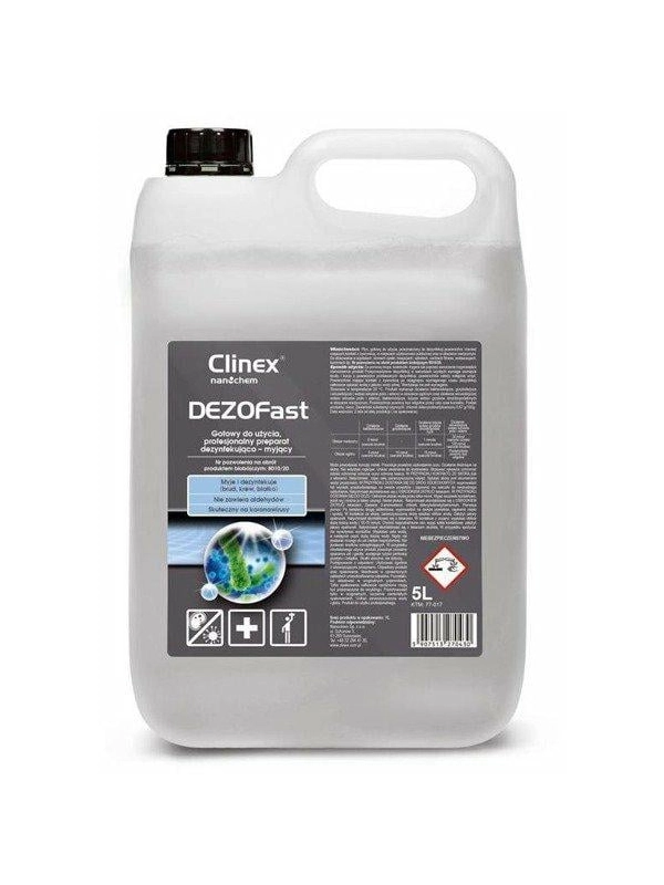 CLINEX DezoFast 5L dezynfekcja powierzchni