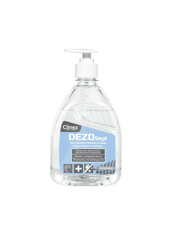 CLINEX DezoSept 500ml, żel do dezynfekcji rąk, (k/20)