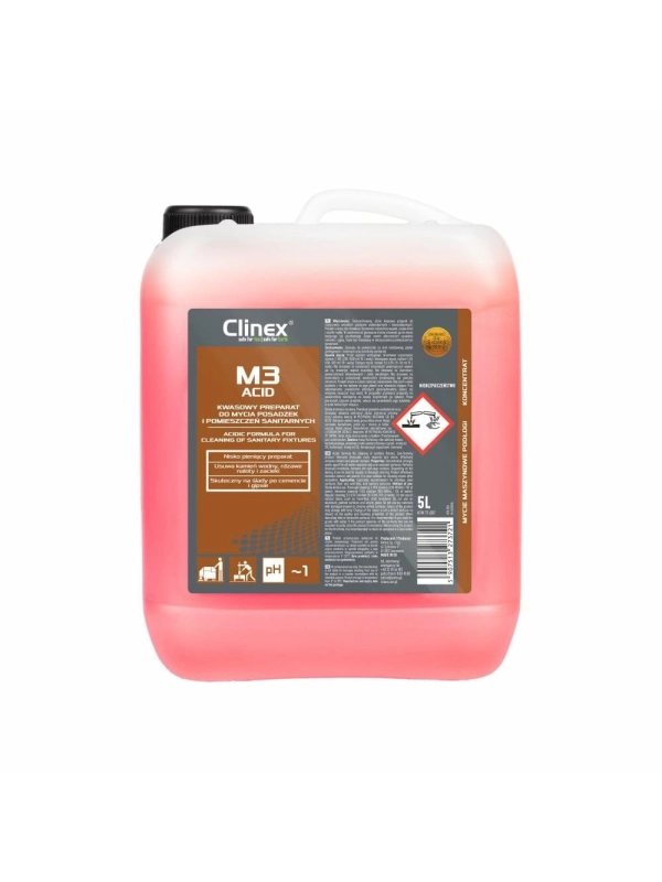 CLINEX M3 Acid 5L mycie posadzek i pomieszczeń sanitarnych