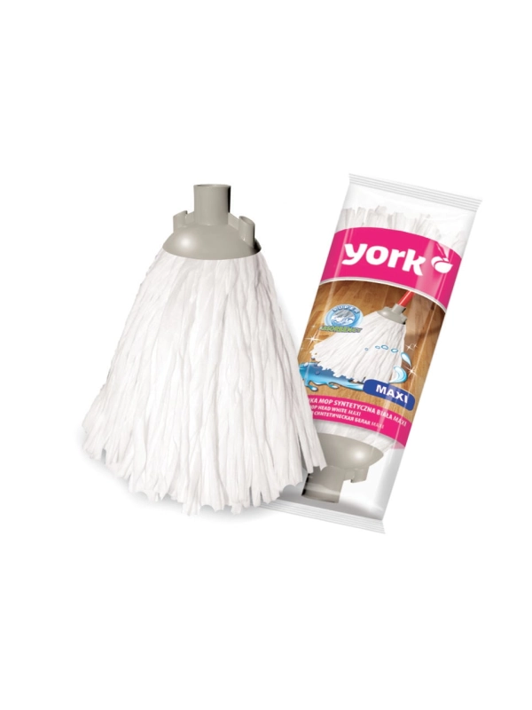 Końcówka mop syntetyczna biała MAXI YORK