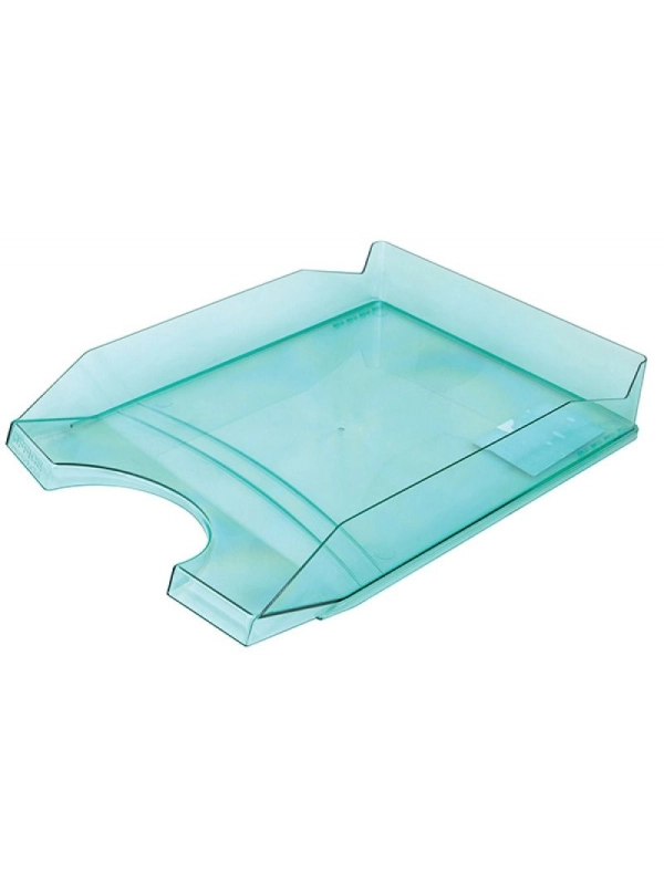 Szufladka na biurko OFFICE PRODUCTS, polistyren/PP, A4, transparentna zielona