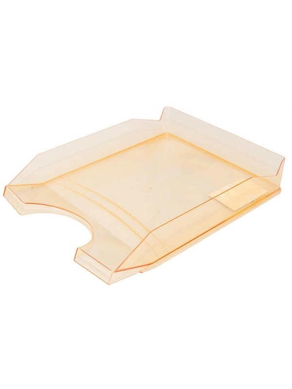 Szufladka na biurko OFFICE PRODUCTS, polistyren/PP, A4, transparentna pomarańczowa