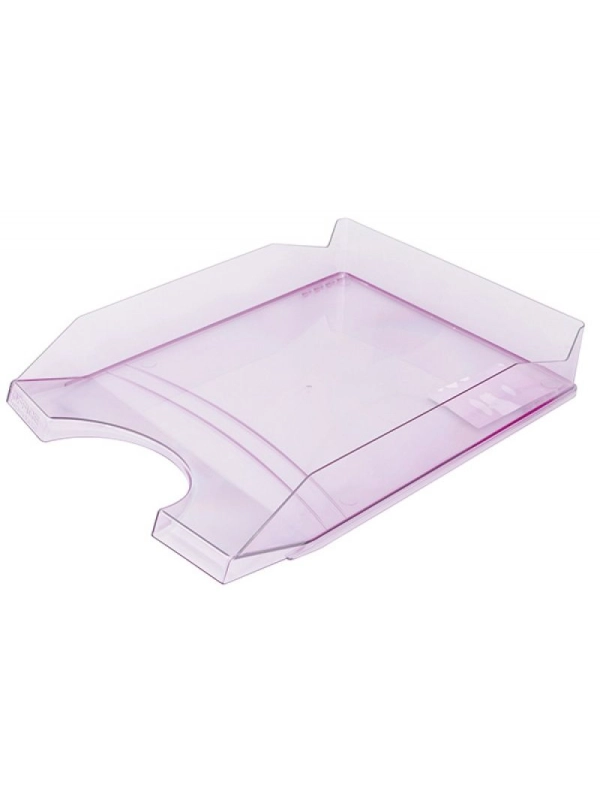 Szufladka na biurko OFFICE PRODUCTS, polistyren/PP, A4, transparentna fioletowa