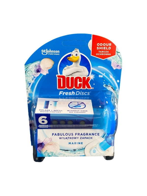 Krążek żelowy Duck Fresh Discs  Marine do toalet 36 ml, 6 krążków