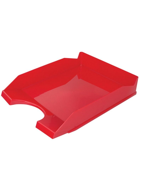Szufladka na biurko OFFICE PRODUCTS, polistyren/PP, A4, czerwona