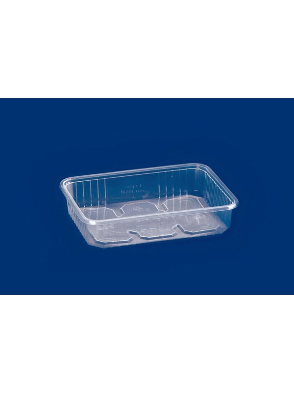 Pojemnik prostokątny bezbarwny KP-817 500ml PP, cena za opakowanie 50szt