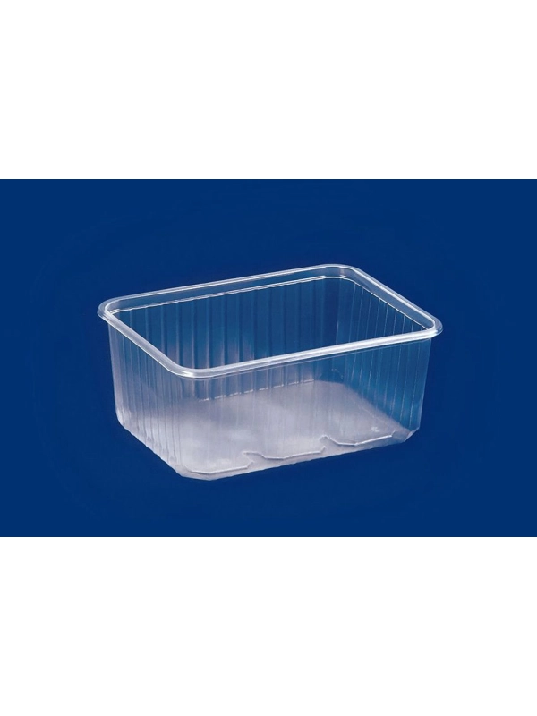 Pojemnik prostokątny bezbarwny KP-819 1250ml PP, cena za opakowanie 50szt