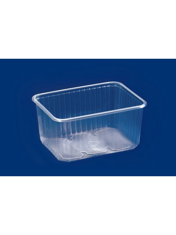 Pojemnik prostokątny bezbarwny KP-822 1500ml PP, cena za opakowanie 50szt