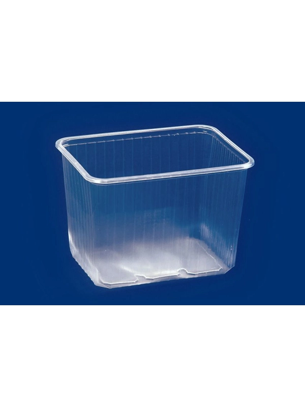 Pojemnik prostokątny bezbarwny KP-823 2000ml PP, cena za opakowanie 50szt