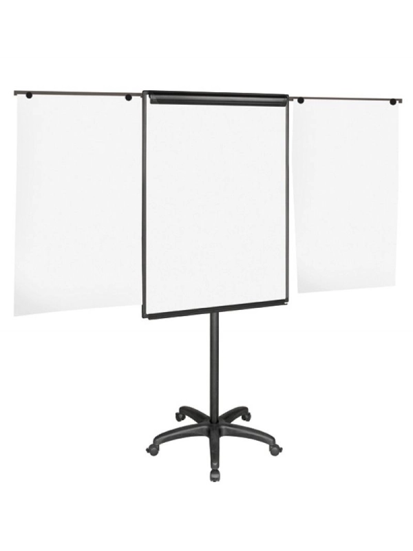 Flipchart mobilny BI-OFFICE, 70x102cm, tablica suchoś. -magn., z wyciąganymi ramionami