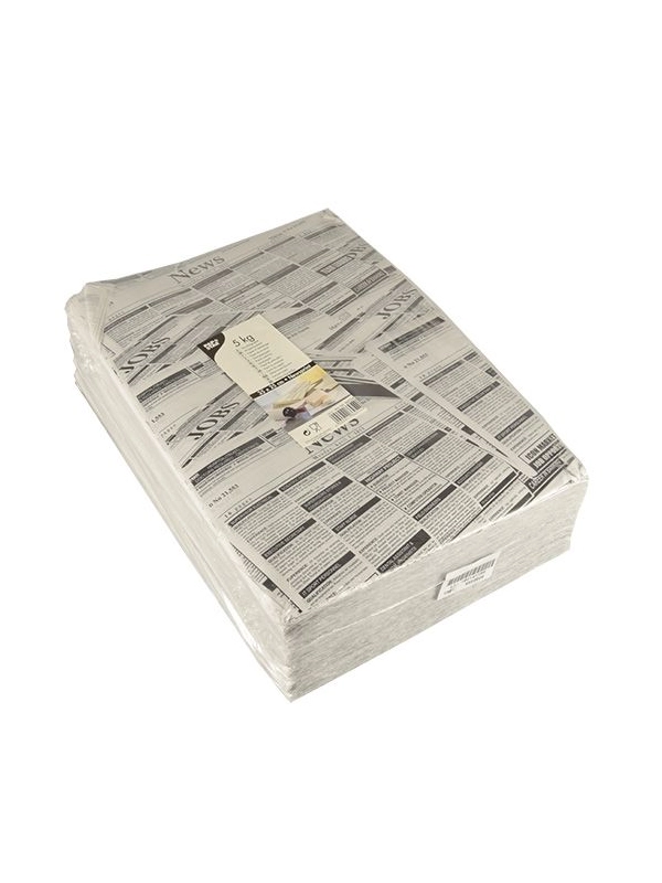 Papier pakowy 5kg celuloza nadruk GAZETA" 25x35cm op. 1800 arkuszy"
