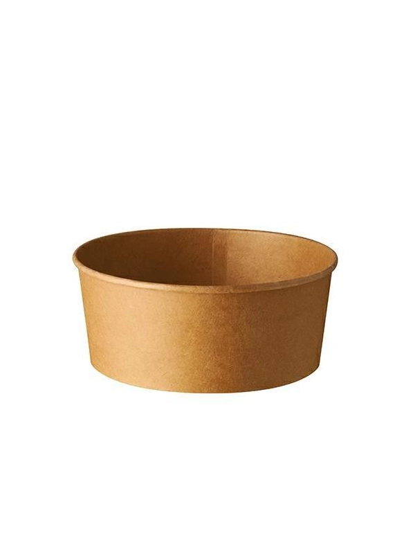 Miska sałatkowa KRAFT 650/750ml śr.150xh.60mm 100% biodegradowalna op. 50 sztuk