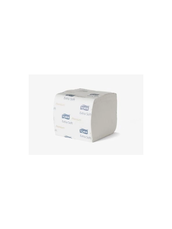 Papier toal. w składce Tork Premium, ekstra miękki T3 - 11,2x19cm - 7560 listków-Celuloza/Makulatura