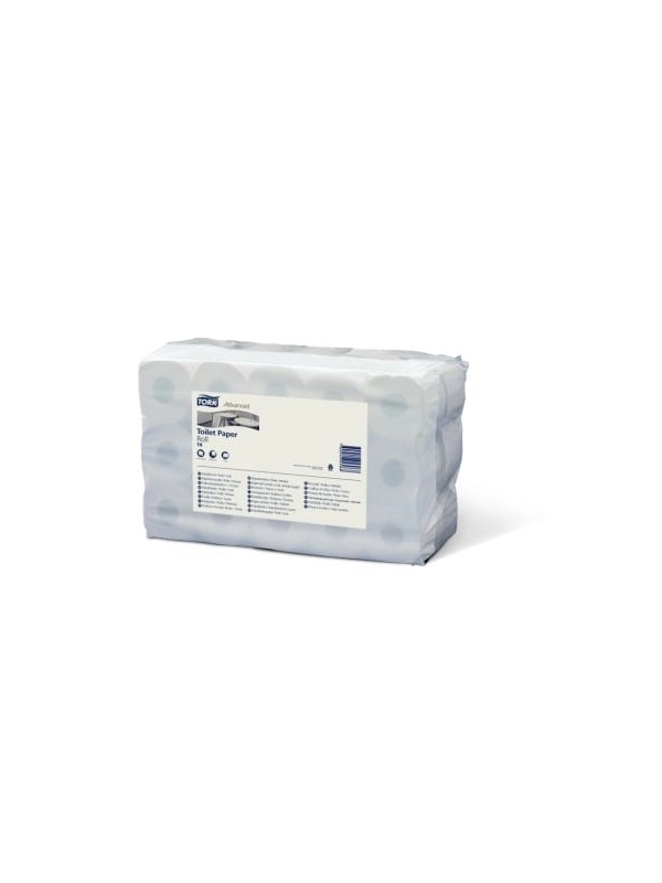 Papier toaletowy w rolkach Tork Advanced, biały T4 - 9,7x12,4cm - 49,6m - 400 listków - Makulatura