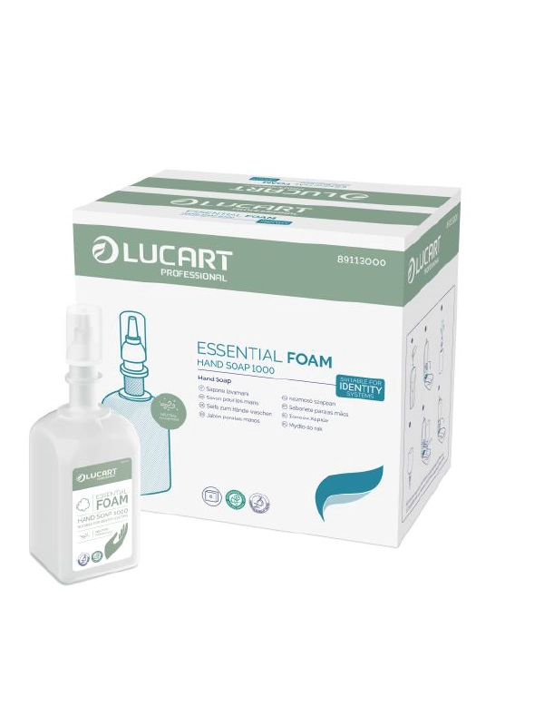 Mydło w piance 6x1000ml Essential LUCART  (k/6)