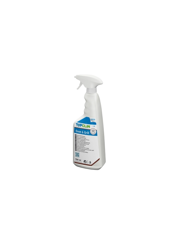 TOPCLIN Oven and Grill, detergent do czyszczenia i odtłuszczania piekarników i grilli, 750ml (k/6)