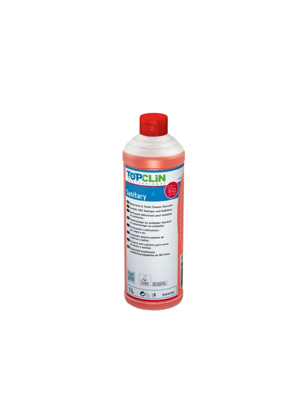 TOPCLIN Sanitary, środek do odkamieniania i czyszczenia sanitariatów, 1L (k/6)