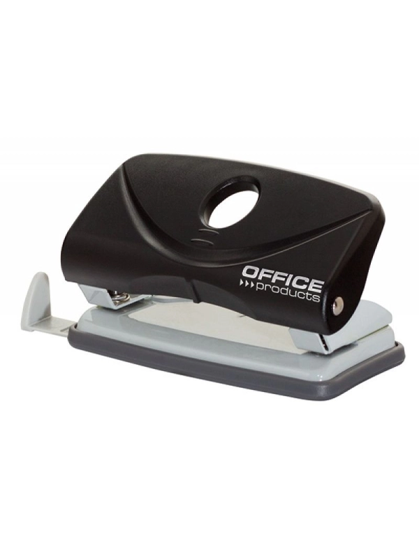 Dziurkacz OFFICE PRODUCTS, dziurkuje do 10 kartek, plastik, czarny